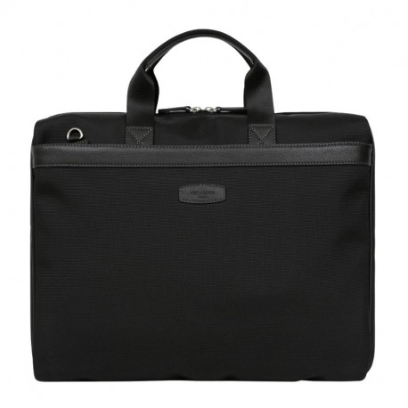 HEXAGONA Χαρτοφύλακας Ύφασμα με Δέρμα