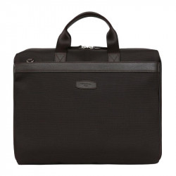 HEXAGONA Χαρτοφύλακας Ύφασμα με Δέρμα