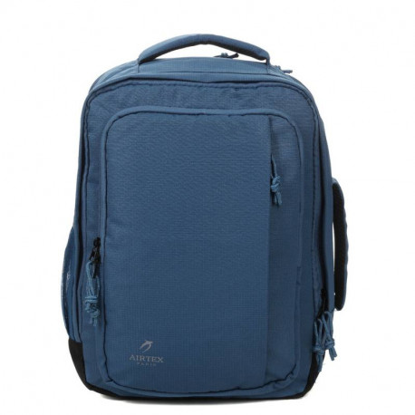 Χειραποσκευή-Σακίδιο πλάτης 40x30x20 για ρούχα και υπολογιστή 15” σε σιέλ χρώμα 30SIE157