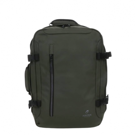 Χειραποσκευή-Σακίδιο 40x25x18 πλάτης για ρούχα σε χακί χρώμα 299XAK01