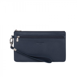 Γυναικείο πορτοφόλι σε μπλέ σκούρο δέρμα 230BSG747