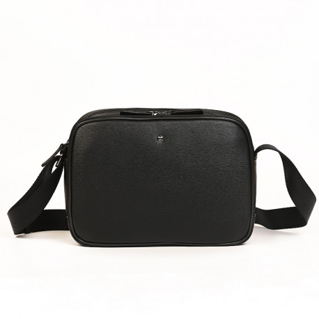 Τσάντα χιαστί διθέσια σε μαύρο χρώμα 29NIR632