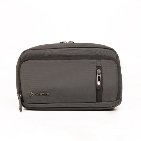 Ανδρικό τσαντάκι μέσης σε γκρί χρώμα 963GRE55