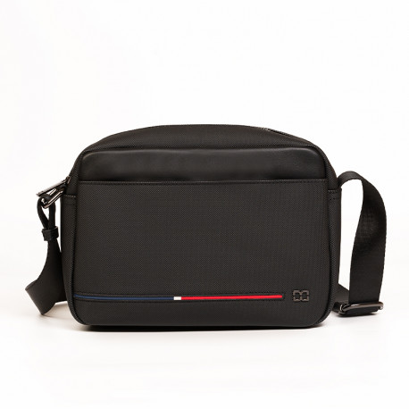 Τσάντα χιαστί σε μαύρο χρώμα 296NOI22