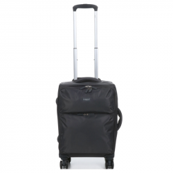 Βαλίτσα καμπίνας 55x35x20 σε γκρί ύφασμα με αδιάρρηκτο φερμουάρ 254GEY51