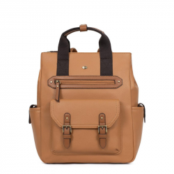 Σακίδιο πλάτης & τσάντα χειρός για υπολογιστή 13" σε ταμπά χρώμα 299BEI71