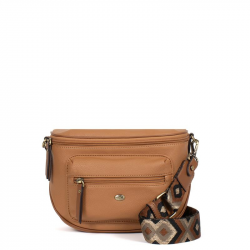 Τσάντα μέσης/χιαστί σε ταμπά χρώμα 299BGE76