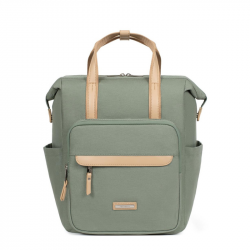 Σακίδιο πλάτης Α4 & υπολογιστή 13" από αδιάβροχο ύφασμα στο χρώμα της μέντας 30MEN301