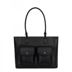 Γυναικεία Τσάντα Ώμου Μαύρη για έγγραφα Α4 & iPad  302BLK60