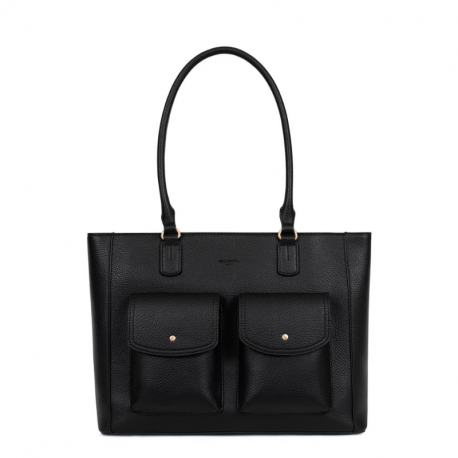 Γυναικεία Τσάντα Ώμου Μαύρη για έγγραφα Α4 & iPad  302BLK60