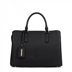 Γυναικεία Τσάντα Χειρός Τριθέσια Μαύρη 302MAY64