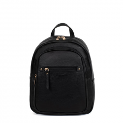 Σακίδιο Πλάτης Διθέσιο Μαύρο με Πολλαπλές Θήκες 303BLA35