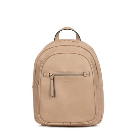 Σακίδιο Πλάτης Διθέσιο στο χρώμα Άμμου με Πολλαπλές Θήκες 303AMM35