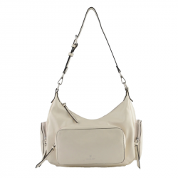 Γυναικεία Τσάντα Mia Joy Μπεζ – Ευρύχωρη Ώμου & Χιαστί με Φερμουάρ 30MPE209