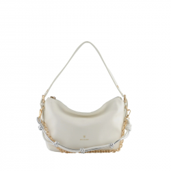 Γυναικεία Τσάντα Ώμου & Χιαστί σε Λευκό χρώμα 302WHT06