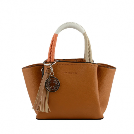 Τριθέσια Τσάντα Χειρός σε ταμπά χρώμα - Small Size 30173