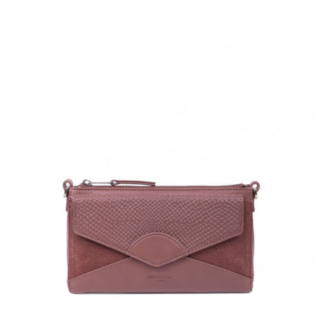 HEXAGONA Δερμάτινη Clutch bag ταμπά SU01