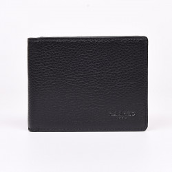 AZZARO Ανδρικό πορτοφόλι οριζόντιο σε μαύρο δέρμα RFID AZA20Q