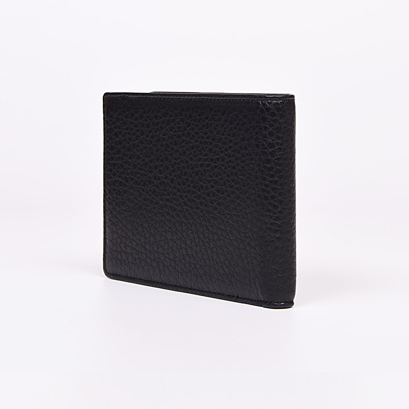 AZZARO Ανδρικό μαύρο πορτοφόλι δερμάτινο καρτών & χαρτονομισμάτων AZB01Q